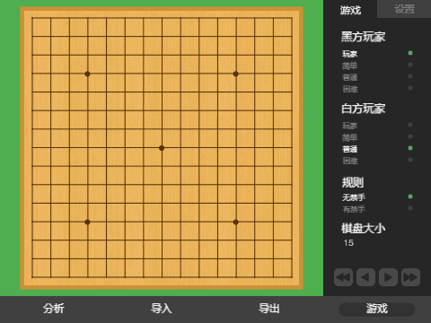 五子棋AI预测算法（GWA4）