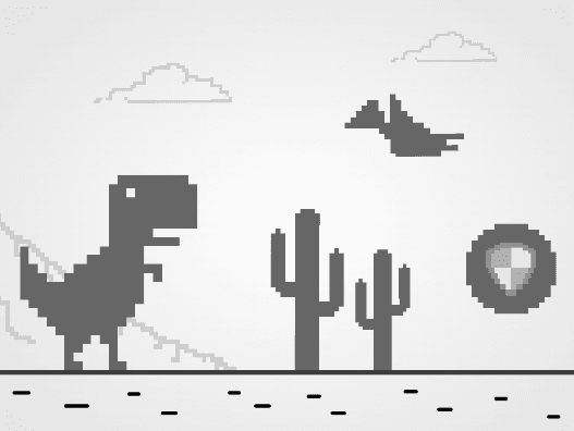 Google Chrome Dino Run 2